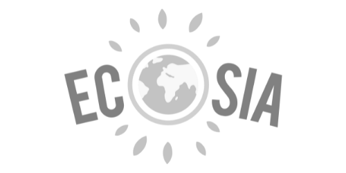 Ecosia - 500x250 - B&W - Logo