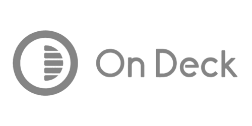 On Deck - 500x250 - B&W - Logo
